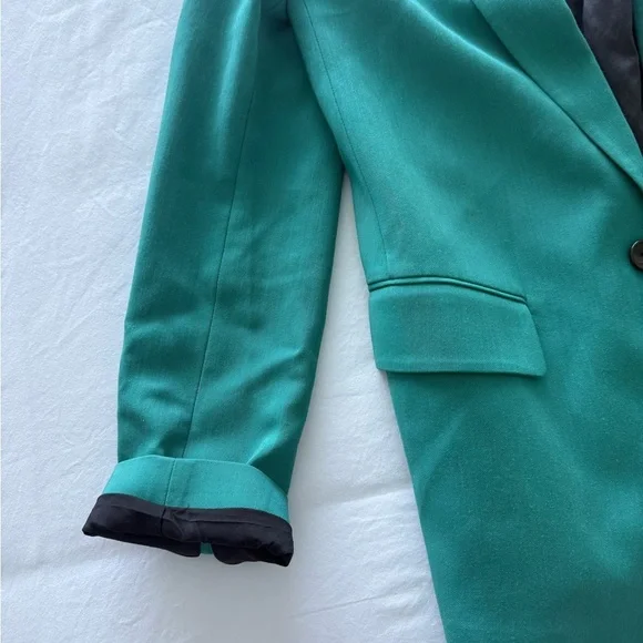 A.L.C. Teal Blazer Jacket Size 4 - Picture 6 of 8